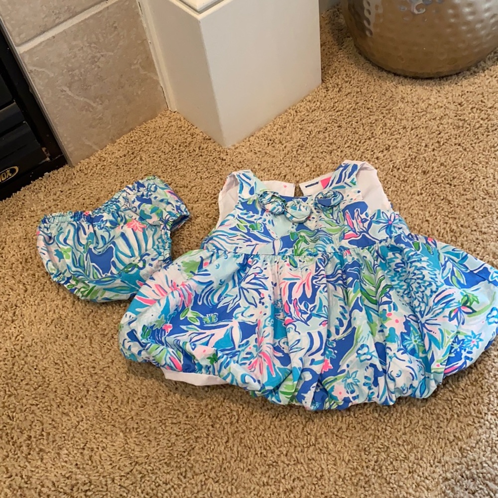 Lilly Pulitzer Bubble Dress 3-6 months